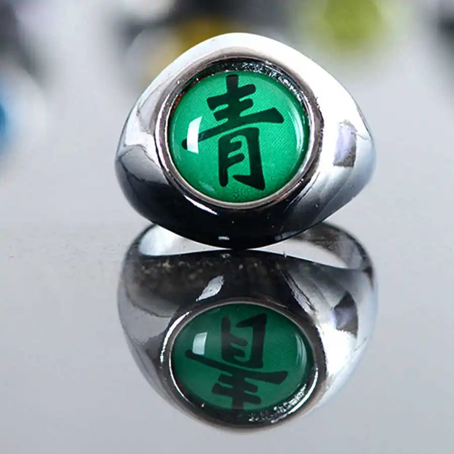 Kit 10 Anéis Metálicos da Akatsuki — Naruto Cosplay