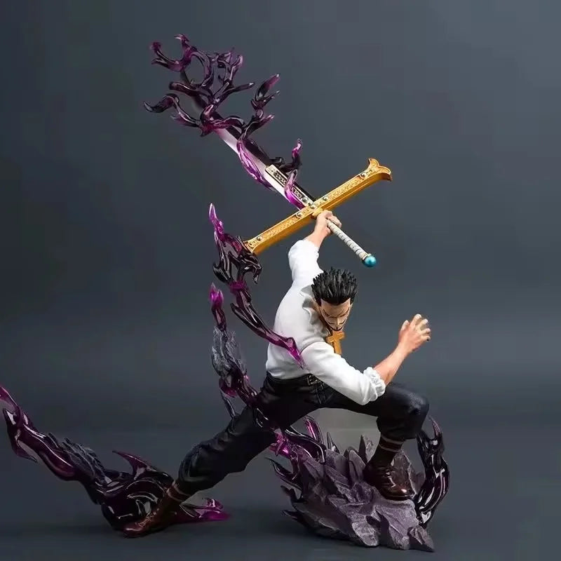 Dracule Mihawk — One Piece Figura Colecionável PVC 30cm