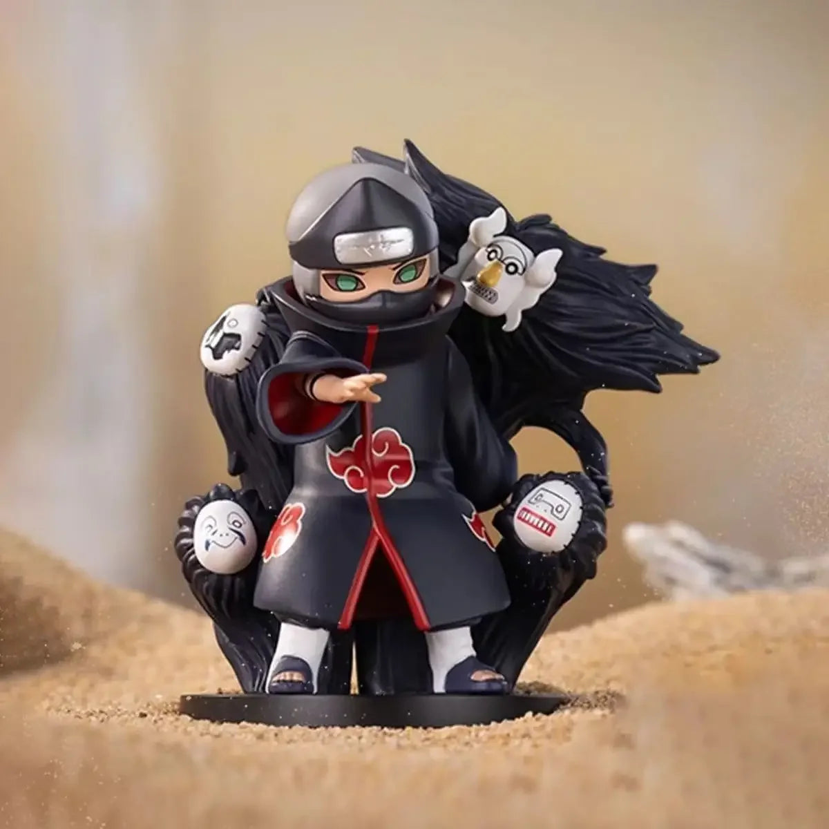 Naruto Shippuden Akatsuki Blind Box POP MART x GONG — 12 Personagens | 8cm PVC