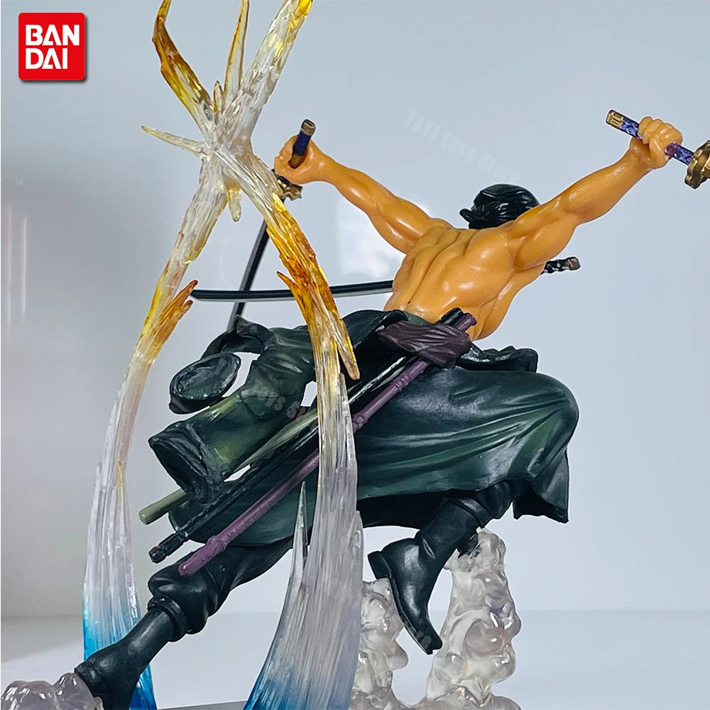One Piece Figuras de Batalha PVC — Luffy, Zoro, Ace e Sanji