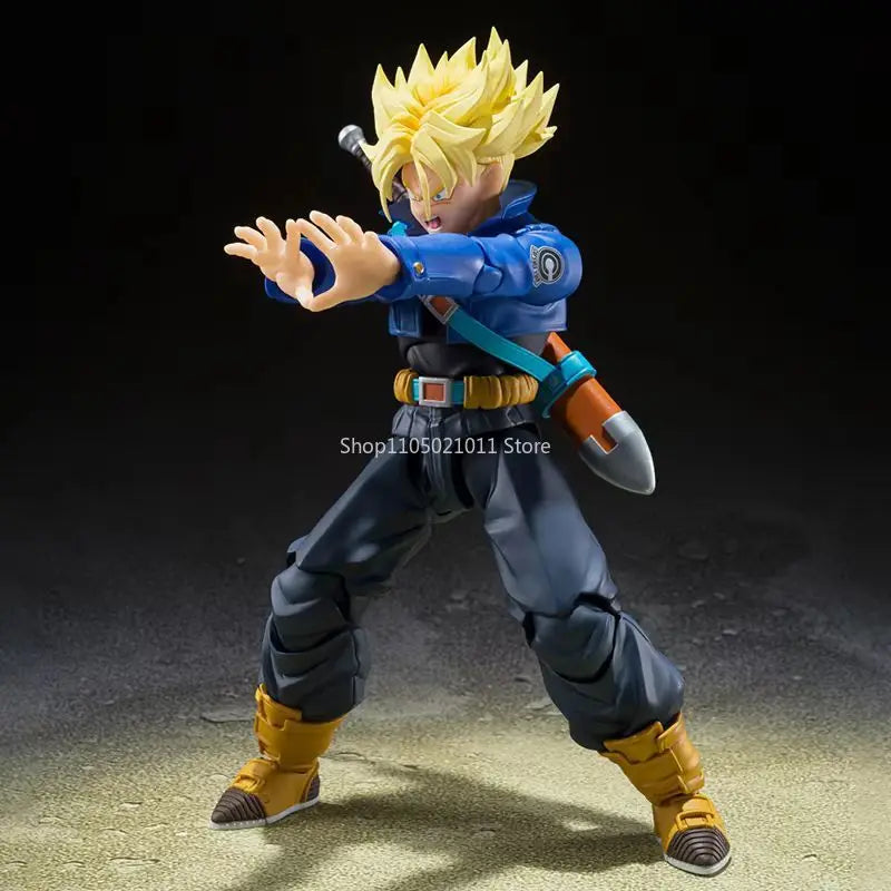 Trunks do Futuro Super Saiyajin — Dragon Ball Z Figura PVC 15cm Bandai