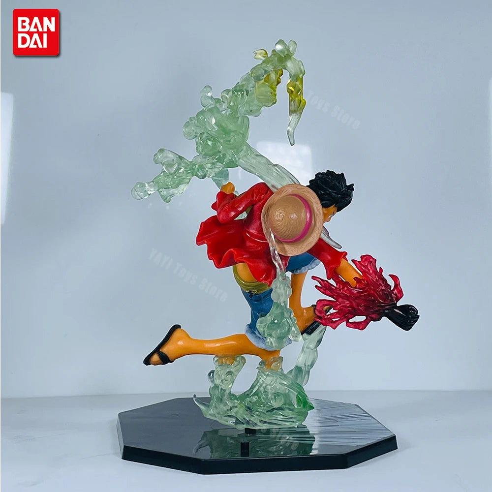 One Piece Figuras de Batalha PVC — Luffy, Zoro, Ace e Sanji
