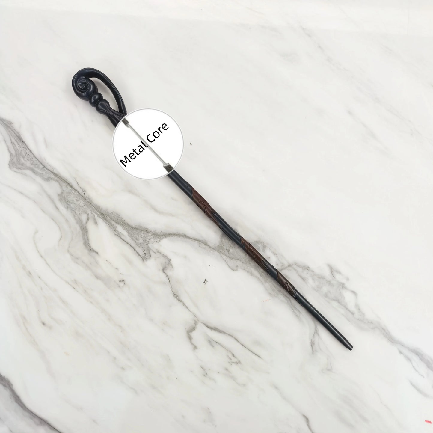 Varinha Mágica Harry Potter — Núcleo Metálico com Caixa | 26 Personagens