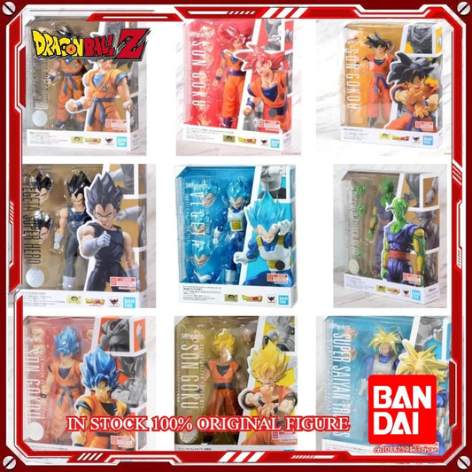 Dragon Ball Z — Figuras Colecionáveis PVC Bandai | Goku, Vegeta e mais