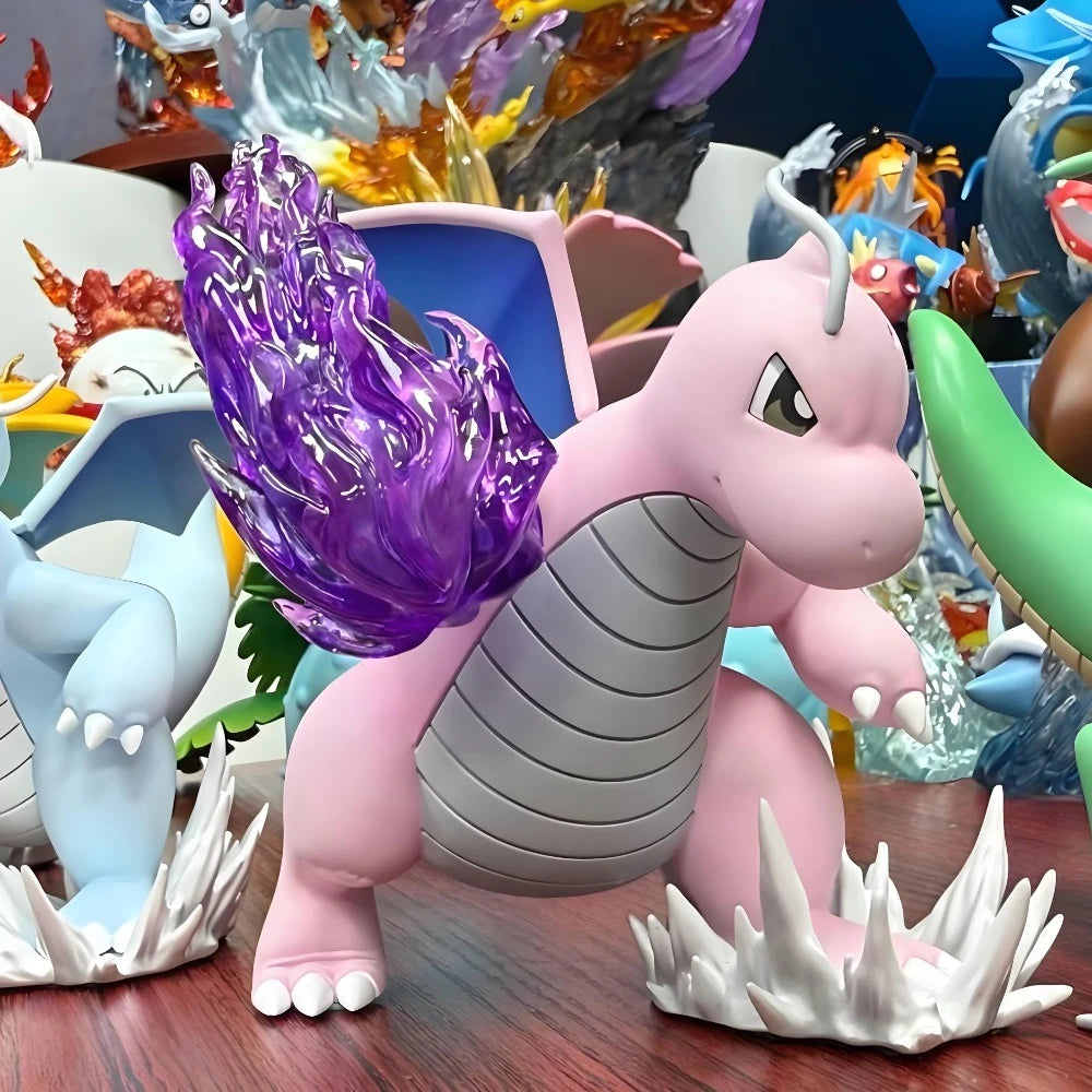 Dragonite Fire Punch — Pokémon Figura Colecionável PVC 10cm
