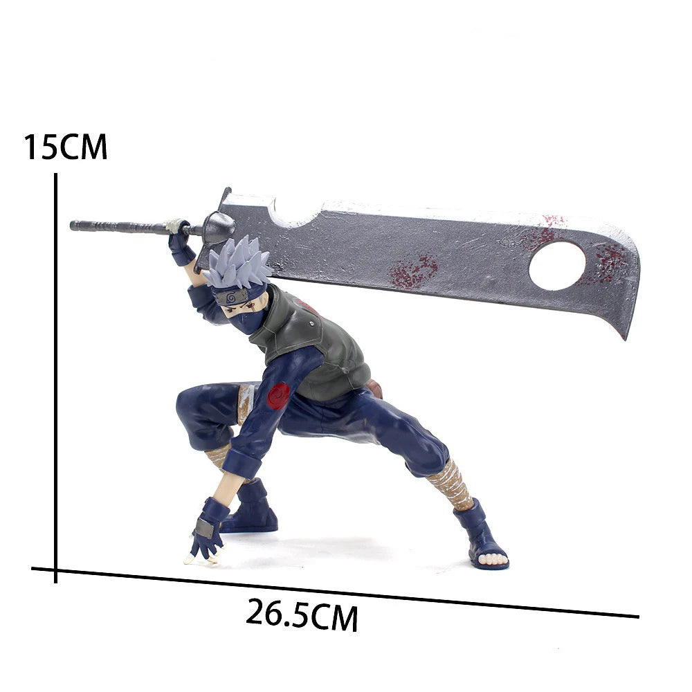 Kakashi Hatake — Naruto Figura Colecionável PVC 15-25cm
