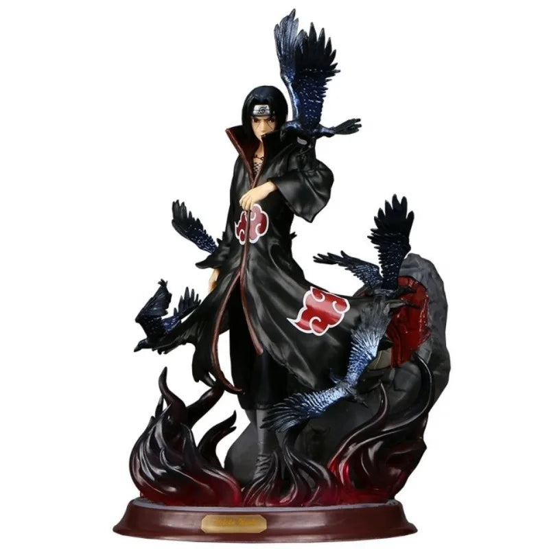 Estátua Uchiha Itachi 28cm — Naruto Shippuden PVC Bandai