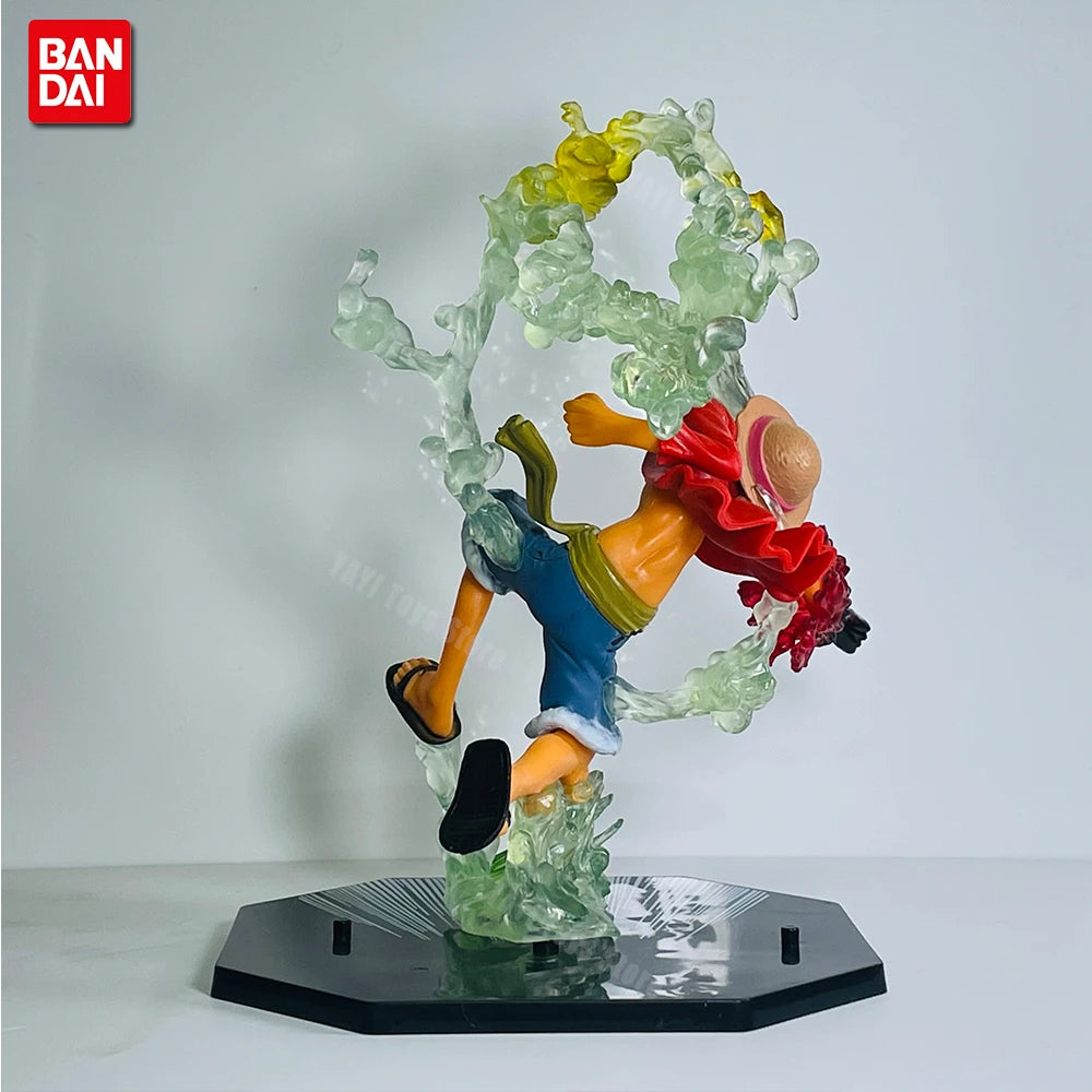 One Piece Figuras de Batalha PVC — Luffy, Zoro, Ace e Sanji