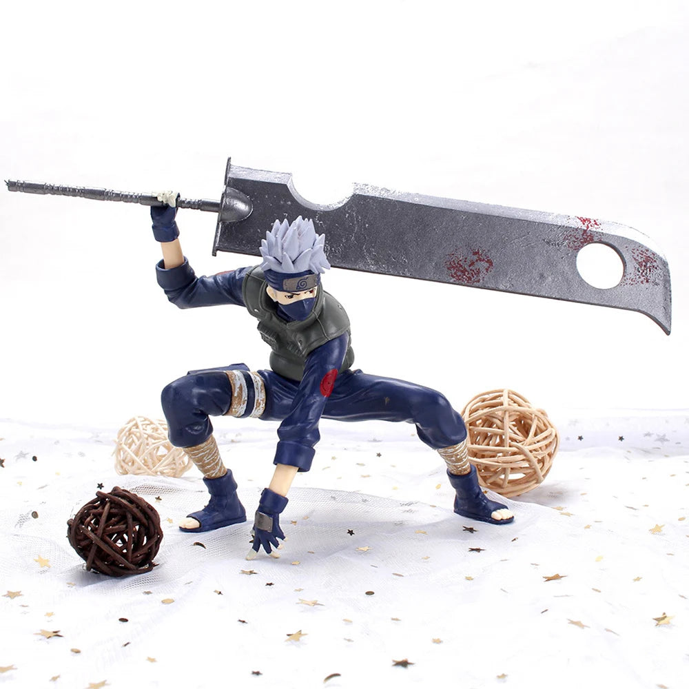Kakashi Hatake — Naruto Figura Colecionável PVC 15-25cm