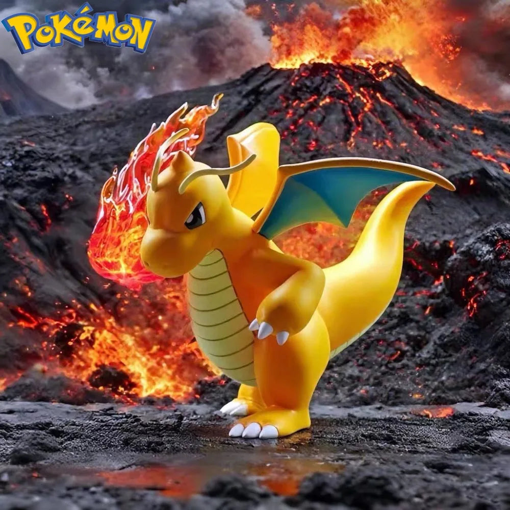Dragonite Fire Punch — Pokémon Figura Colecionável PVC 10cm