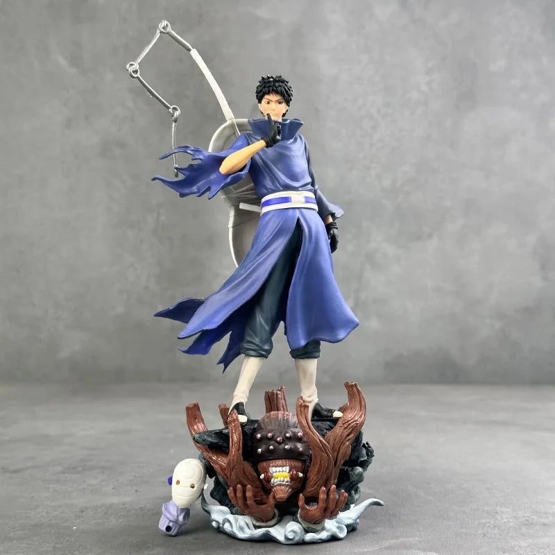 Uchiha Obito — Figura GK Cena Naruto Shippuden | Duas Cabeças Intercambiáveis