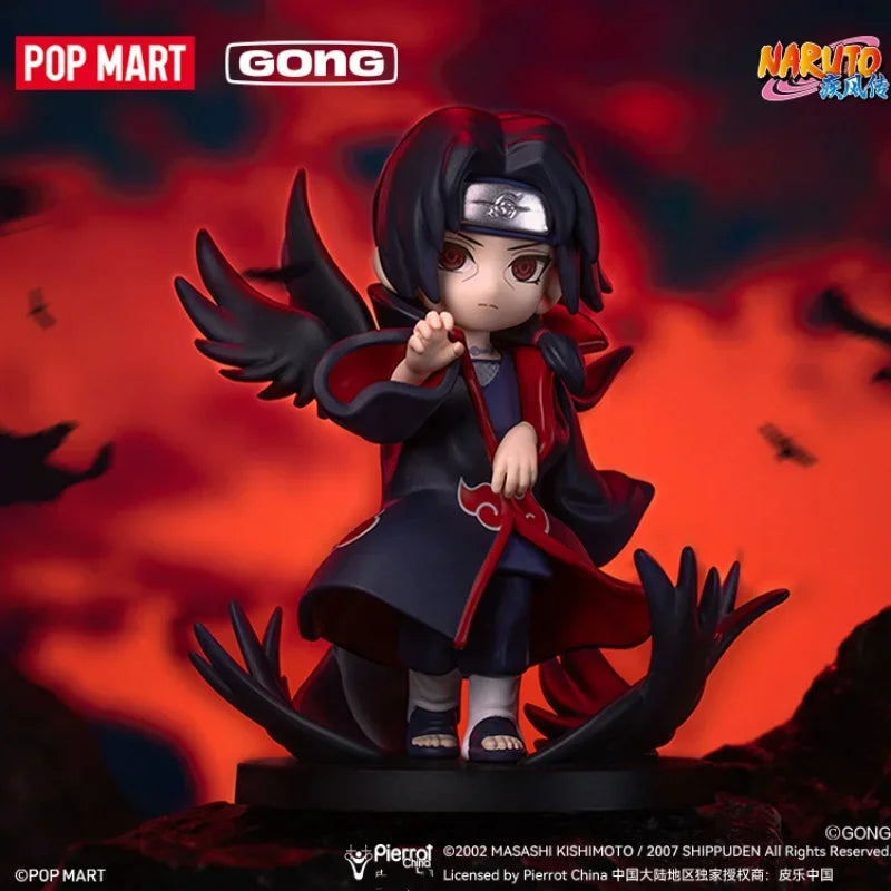 Naruto Shippuden Akatsuki Blind Box POP MART x GONG — 12 Personagens | 8cm PVC