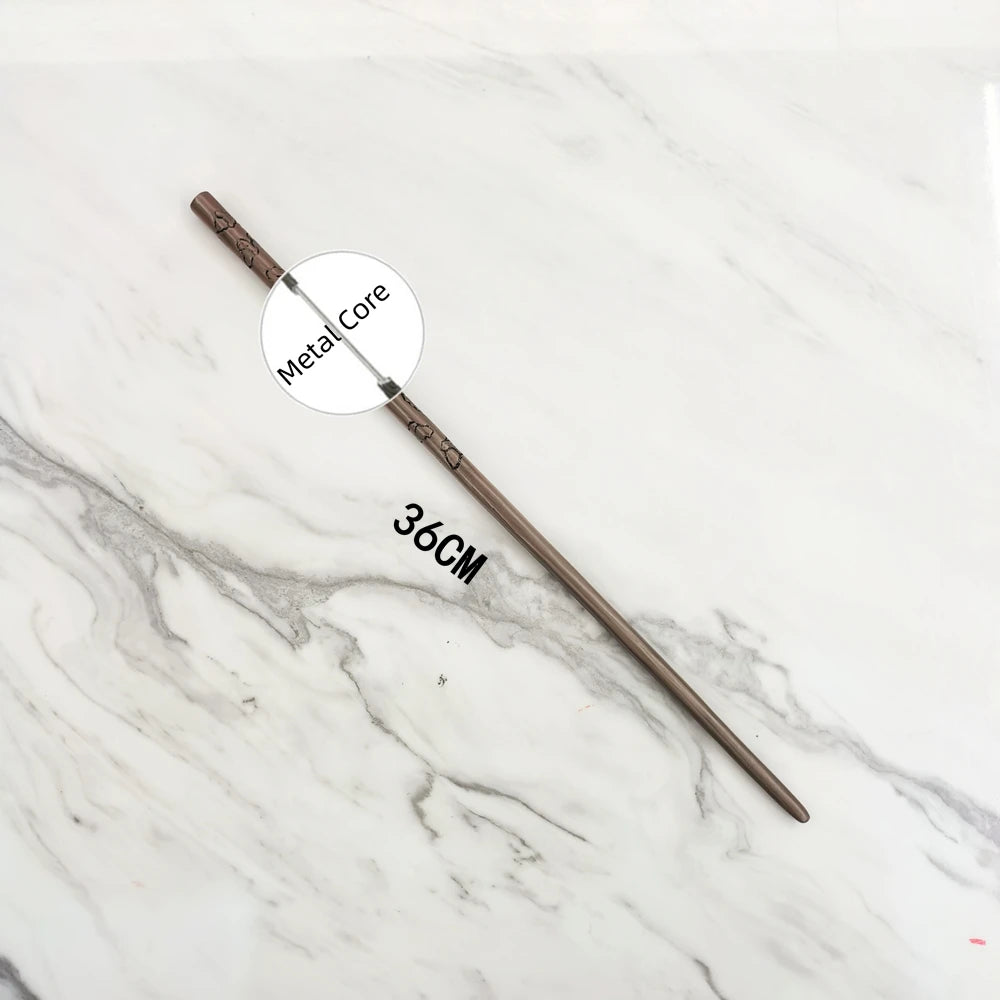 Varinha Mágica Harry Potter — Núcleo Metálico com Caixa | 26 Personagens