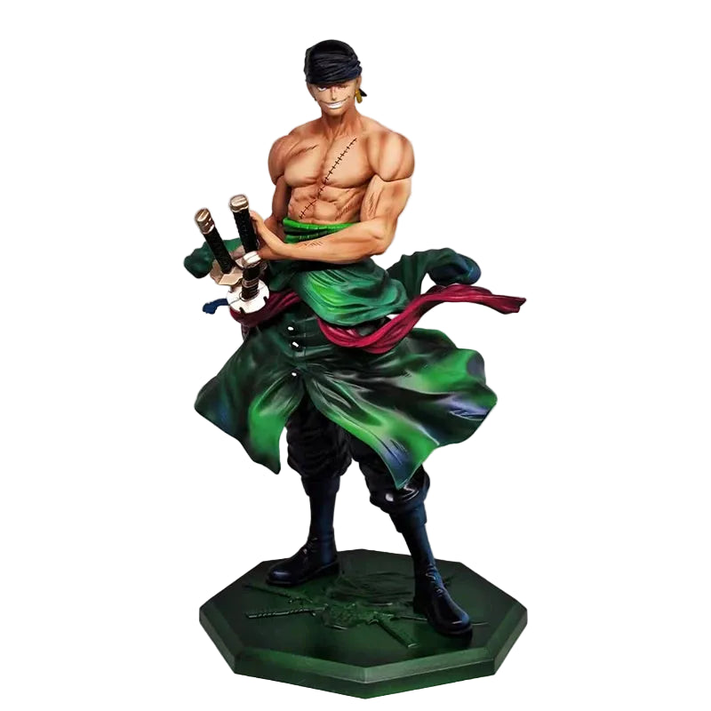 Figura Roronoa Zoro 28cm — One Piece PVC com Caixa