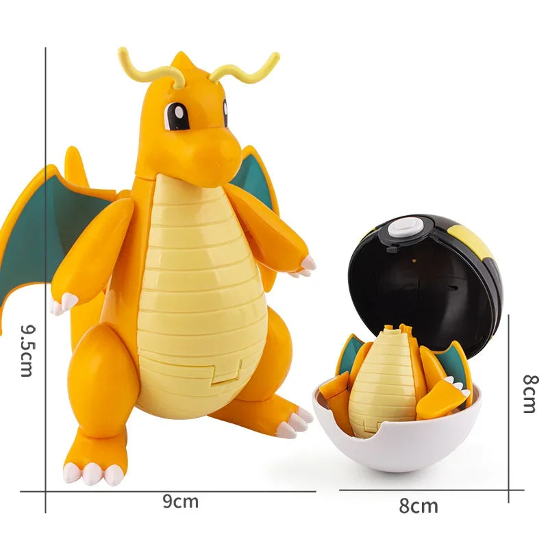 Pokémon Figuras Colecionáveis PVC com Caixa — Pikachu, Charizard, Mewtwo e mais