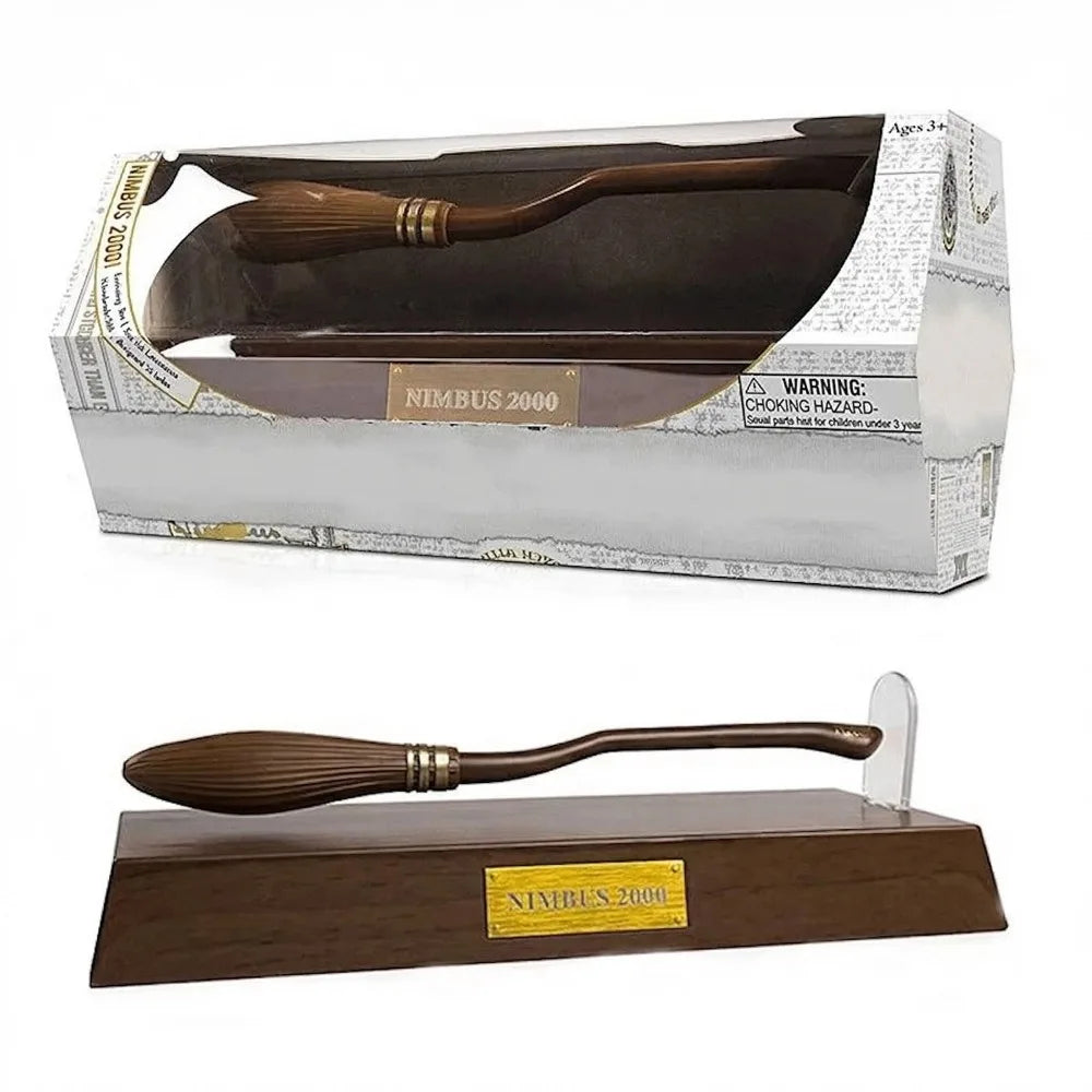 Vassoura Nimbus 2000 Harry Potter — Caneta Esferográfica Levitando por Imã