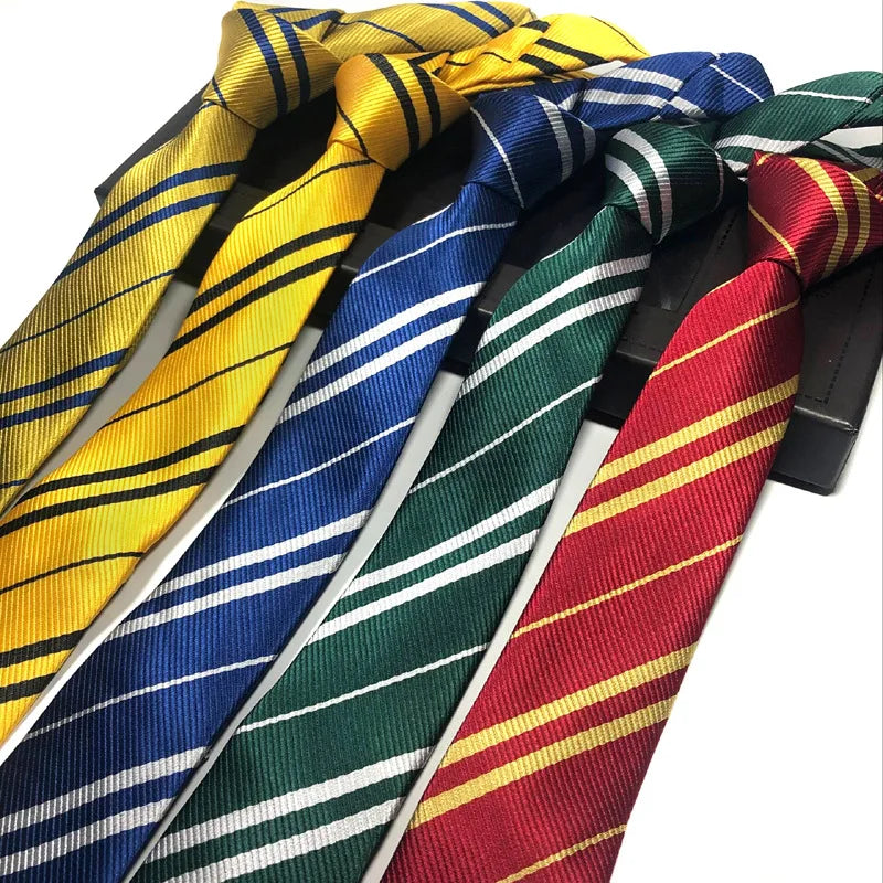 Gravata Escola de Magia — Cosplay Harry Potter Casas de Hogwarts 4 Cores