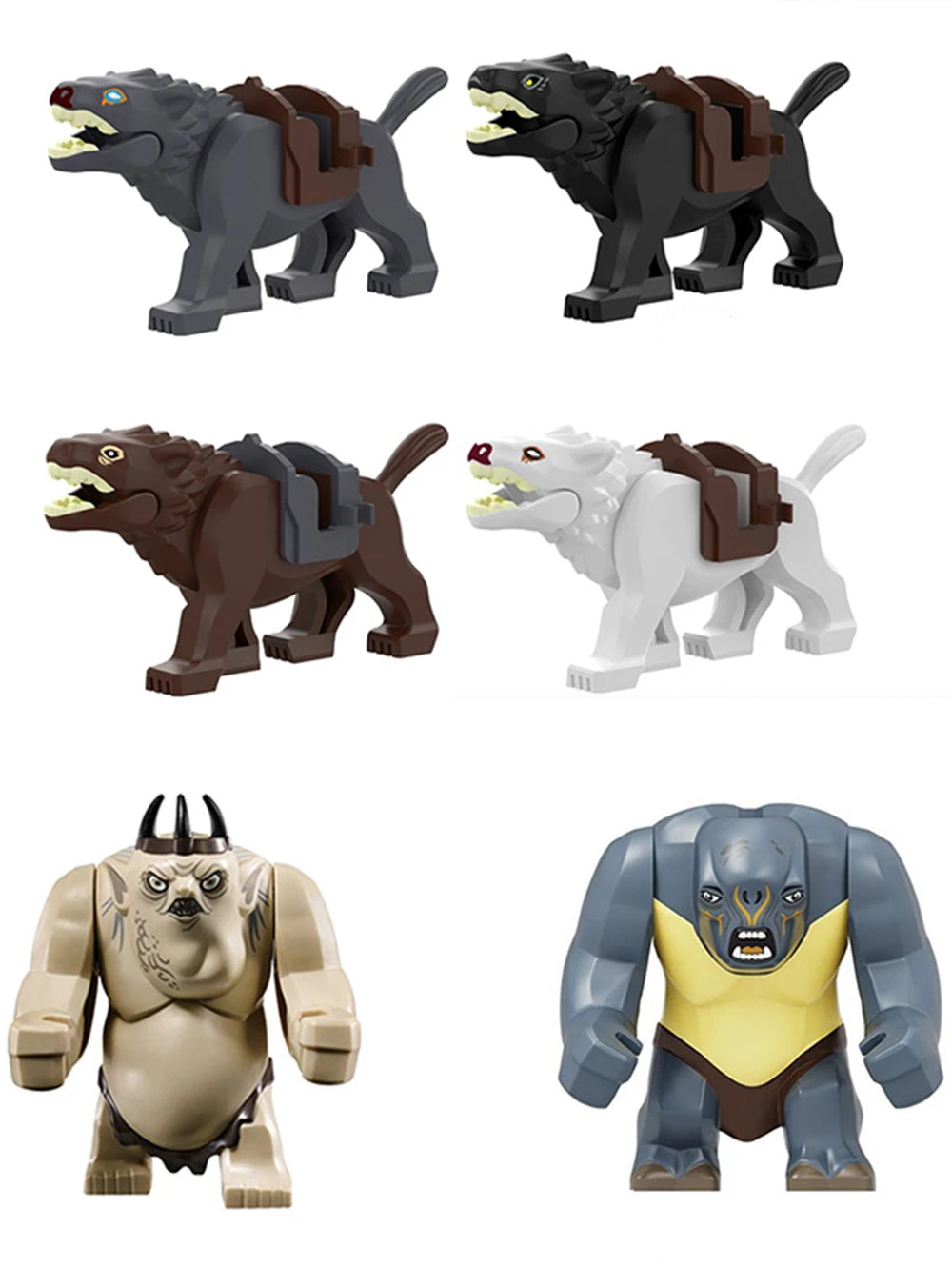 O Senhor dos Anéis — Minifiguras Blocos de Montar 5cm Compatível com LEGO
