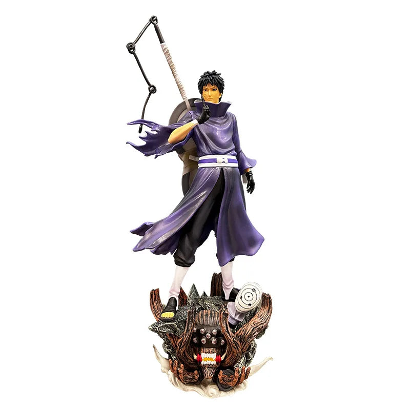 Uchiha Obito — Figura GK Cena Naruto Shippuden | Duas Cabeças Intercambiáveis