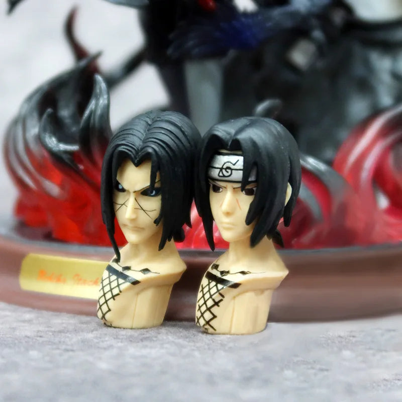 Estátua Uchiha Itachi 28cm — Naruto Shippuden PVC Bandai