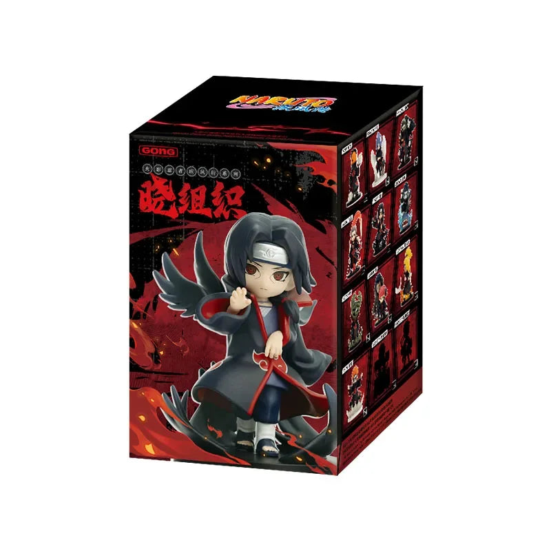 Naruto Shippuden Akatsuki Blind Box POP MART x GONG — 12 Personagens | 8cm PVC