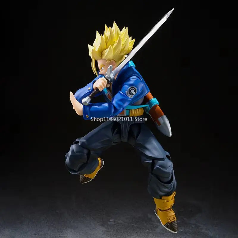 Trunks do Futuro Super Saiyajin — Dragon Ball Z Figura PVC 15cm Bandai