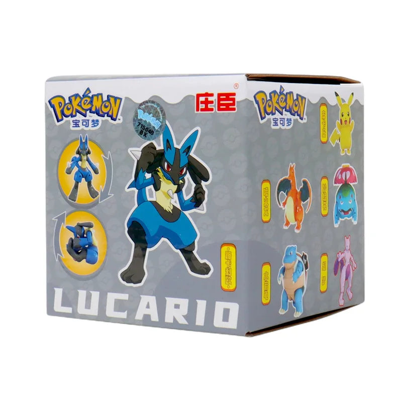 Pokémon Figuras Colecionáveis PVC com Caixa — Pikachu, Charizard, Mewtwo e mais
