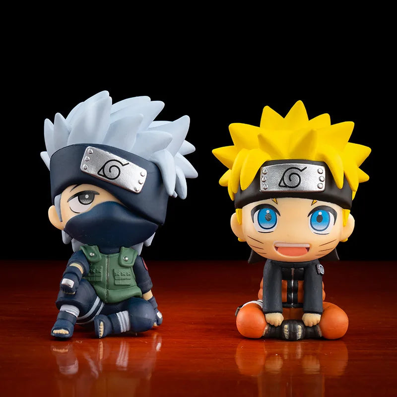 Naruto Figuras Nendoroid Versão Q PVC 9cm — Sasuke, Naruto, Kakashi e Itachi