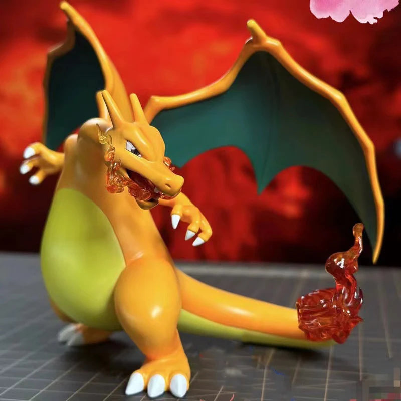 Charizard e Charizard Mega X — Pokémon Figura Colecionável PVC 11.5cm Takara Tomy