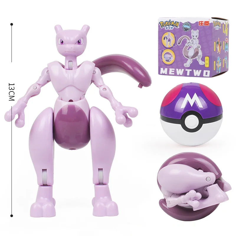 Pokémon Figuras Colecionáveis PVC com Caixa — Pikachu, Charizard, Mewtwo e mais