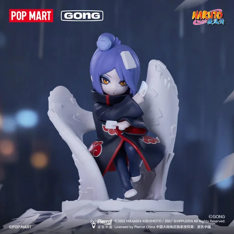 Naruto Shippuden Akatsuki Blind Box POP MART x GONG — 12 Personagens | 8cm PVC