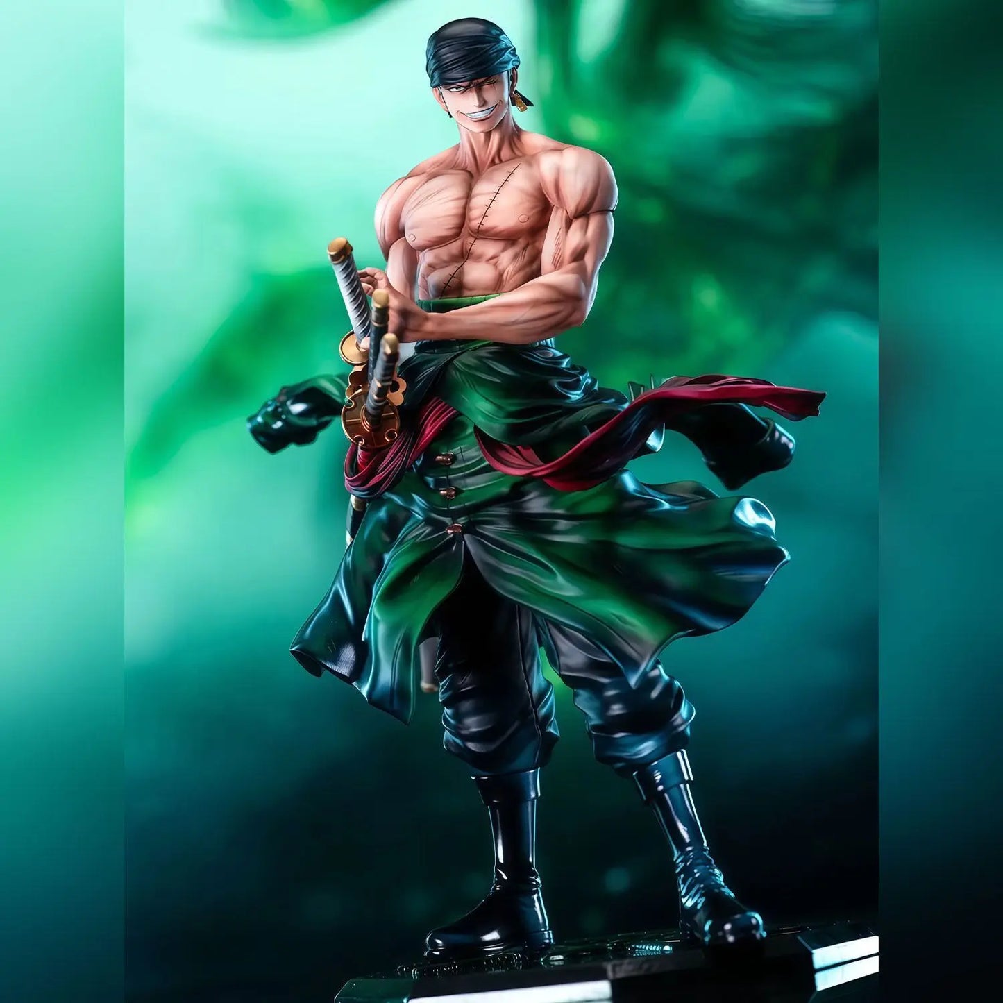 Figura Roronoa Zoro 28cm — One Piece PVC com Caixa