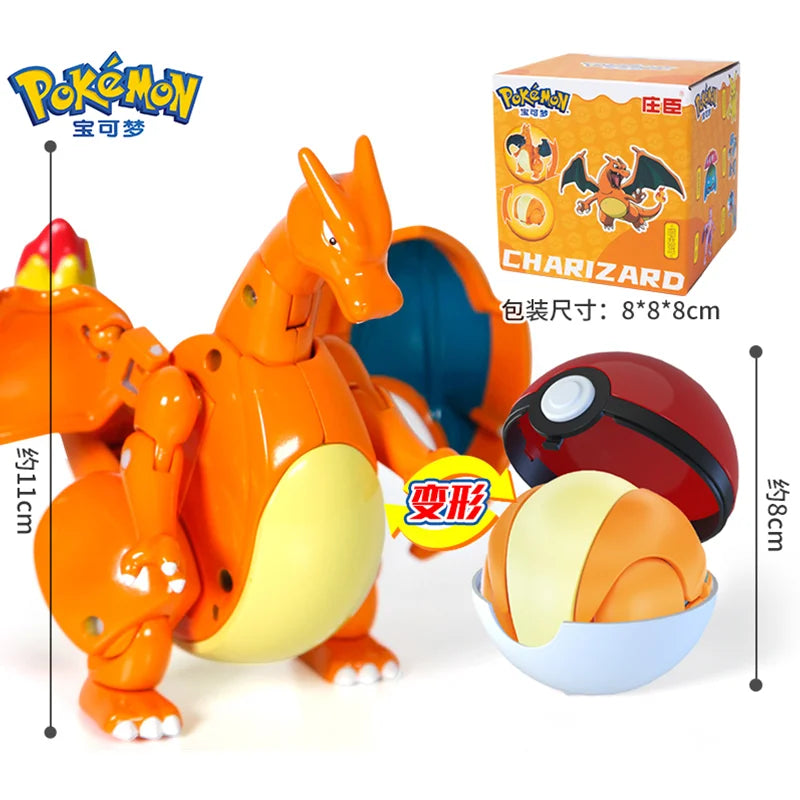 Pokémon Figuras Colecionáveis PVC com Caixa — Pikachu, Charizard, Mewtwo e mais