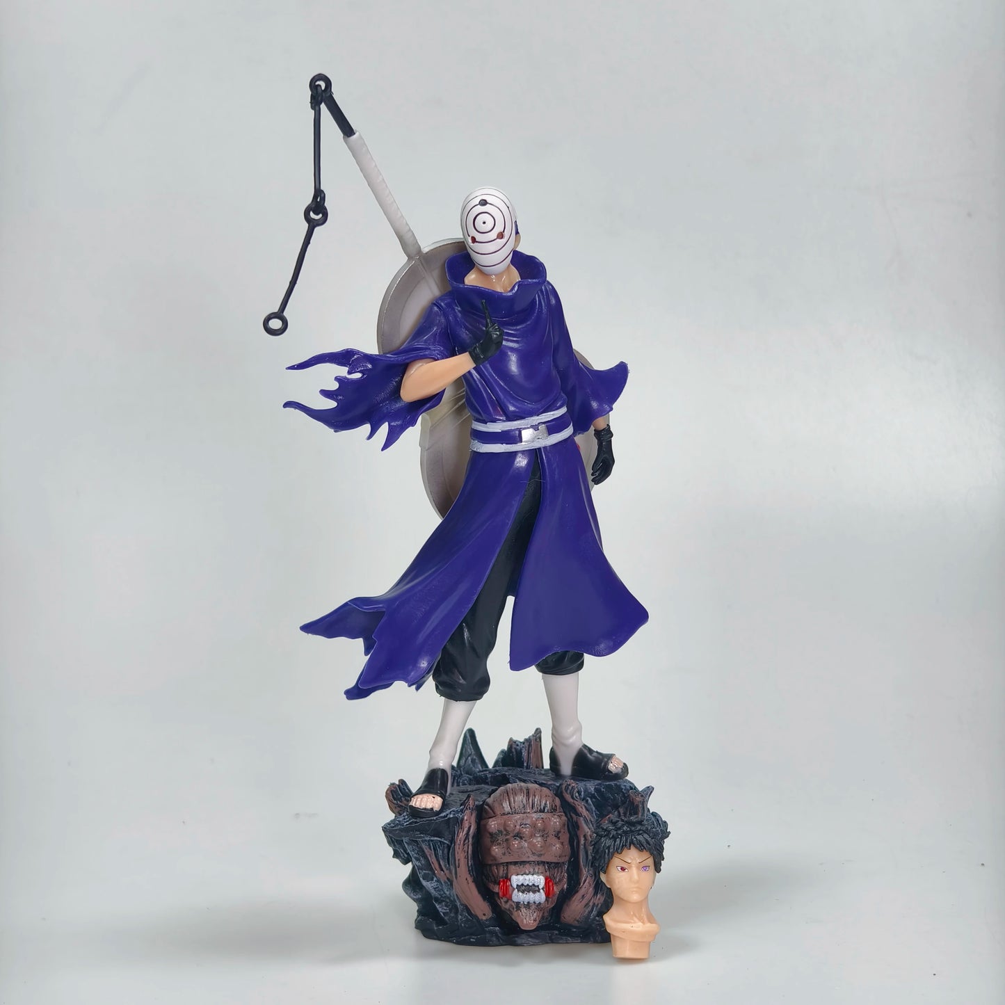 Uchiha Obito — Figura GK Cena Naruto Shippuden | Duas Cabeças Intercambiáveis