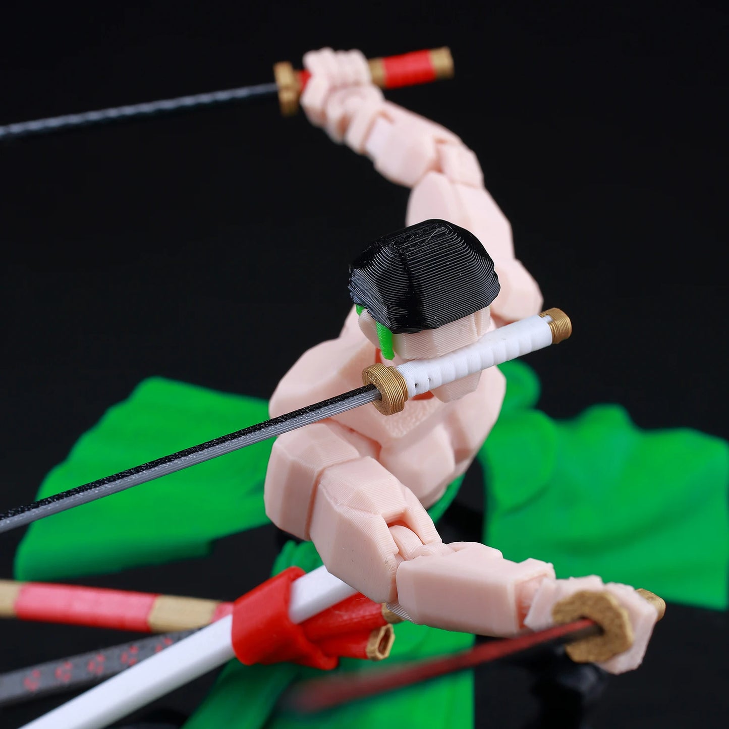 Figuras Articuladas 9L3D — Anime Multi-Universo 14cm | Gojo, Luffy, Naruto, Tanjiro e mais