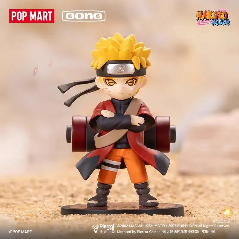 Naruto Shippuden Akatsuki Blind Box POP MART x GONG — 12 Personagens | 8cm PVC