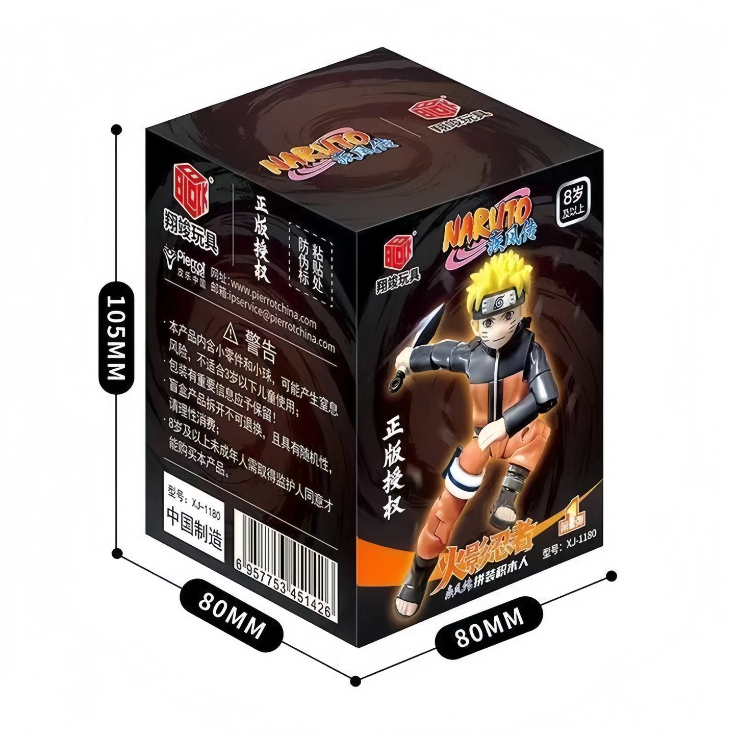 Blocos de Montar Naruto — Uzumaki Naruto Shippuden Figura DIY Colecionável