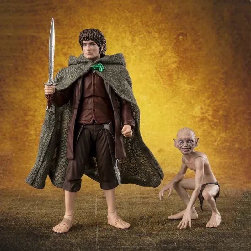 SH Figuarts O Senhor dos Anéis — Frodo Baggins / Aragorn Figura Colecionável