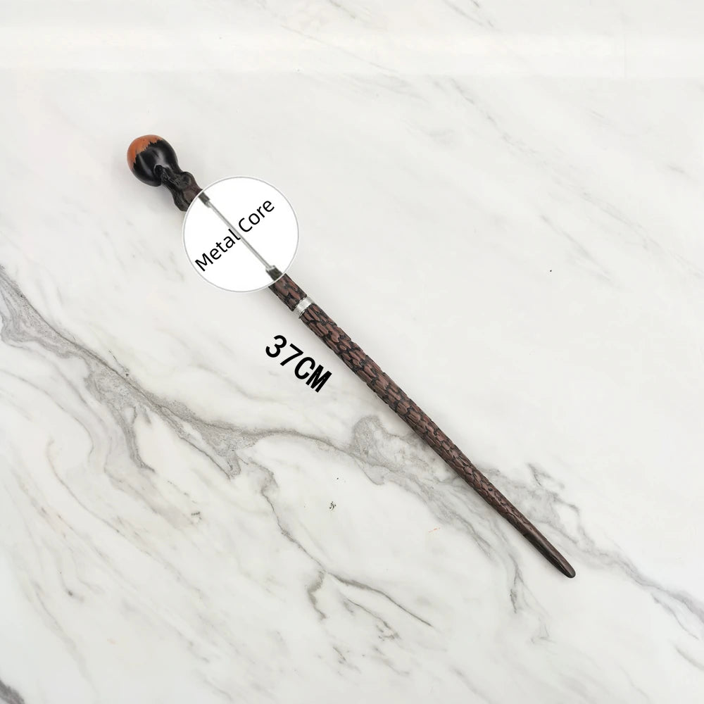 Varinha Mágica Harry Potter — Núcleo Metálico com Caixa | 26 Personagens