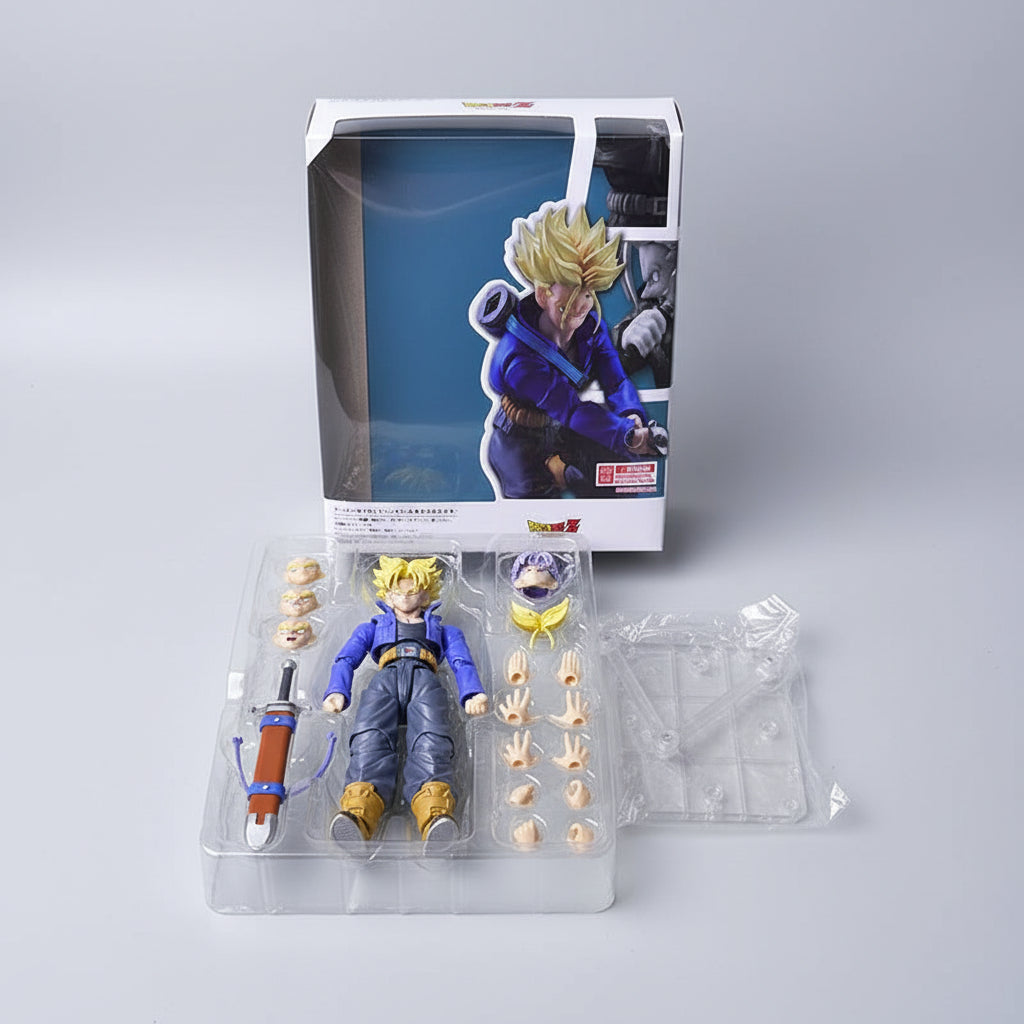 Trunks do Futuro Super Saiyajin — Dragon Ball Z Figura PVC 15cm Bandai