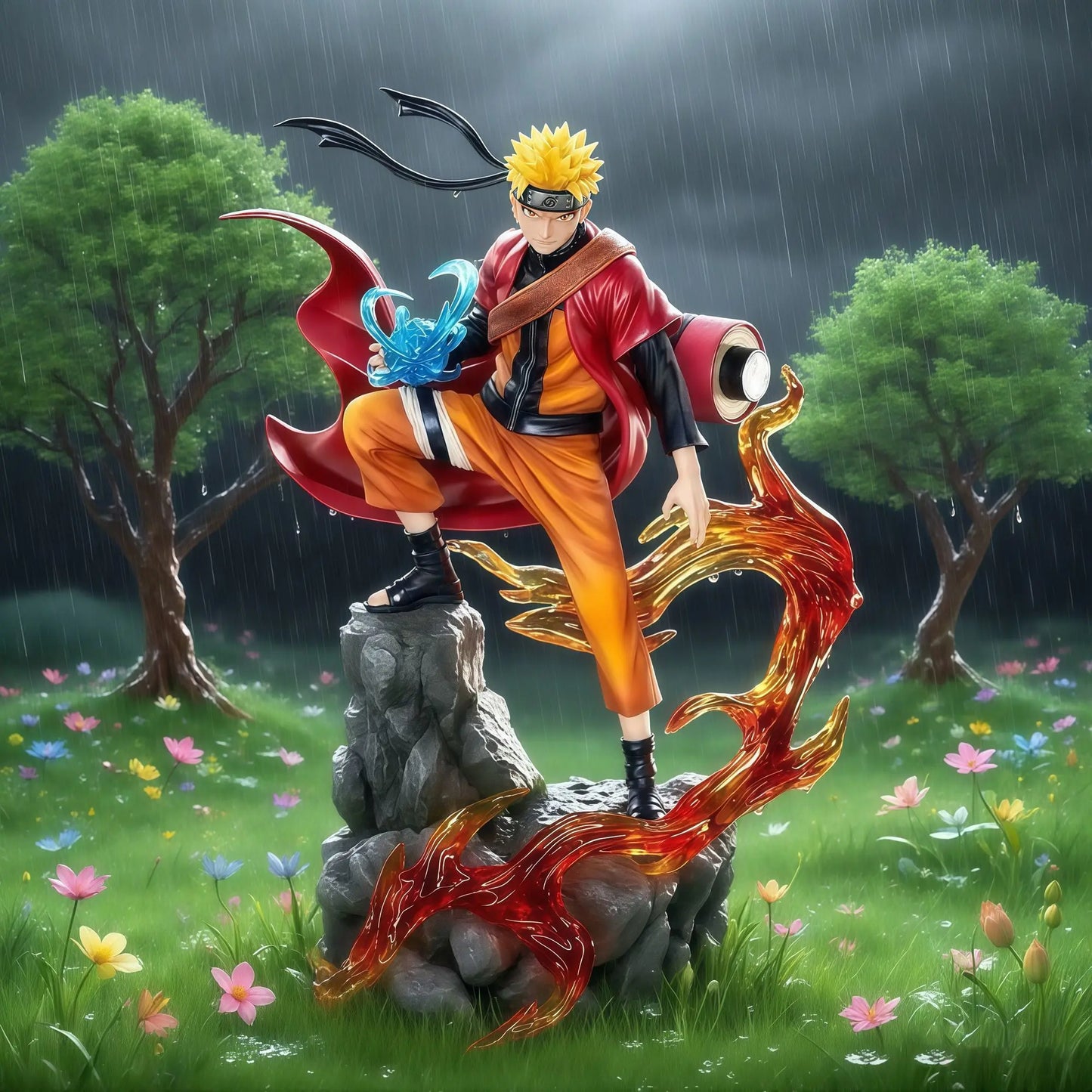 Naruto e Sasuke — Figuras Colecionáveis PVC 23cm