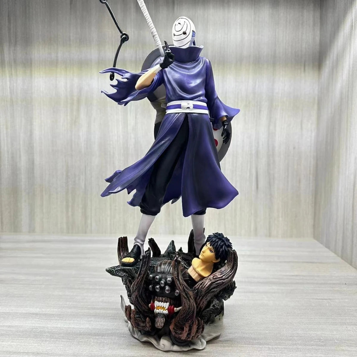 Uchiha Obito — Figura GK Cena Naruto Shippuden | Duas Cabeças Intercambiáveis