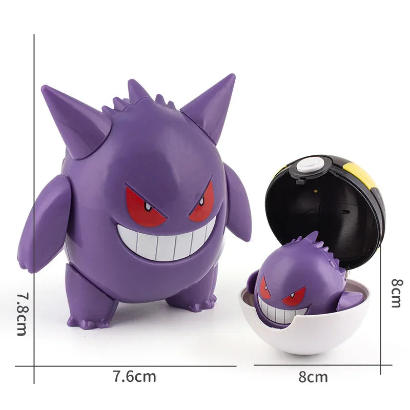 Pokémon Figuras Colecionáveis PVC com Caixa — Pikachu, Charizard, Mewtwo e mais