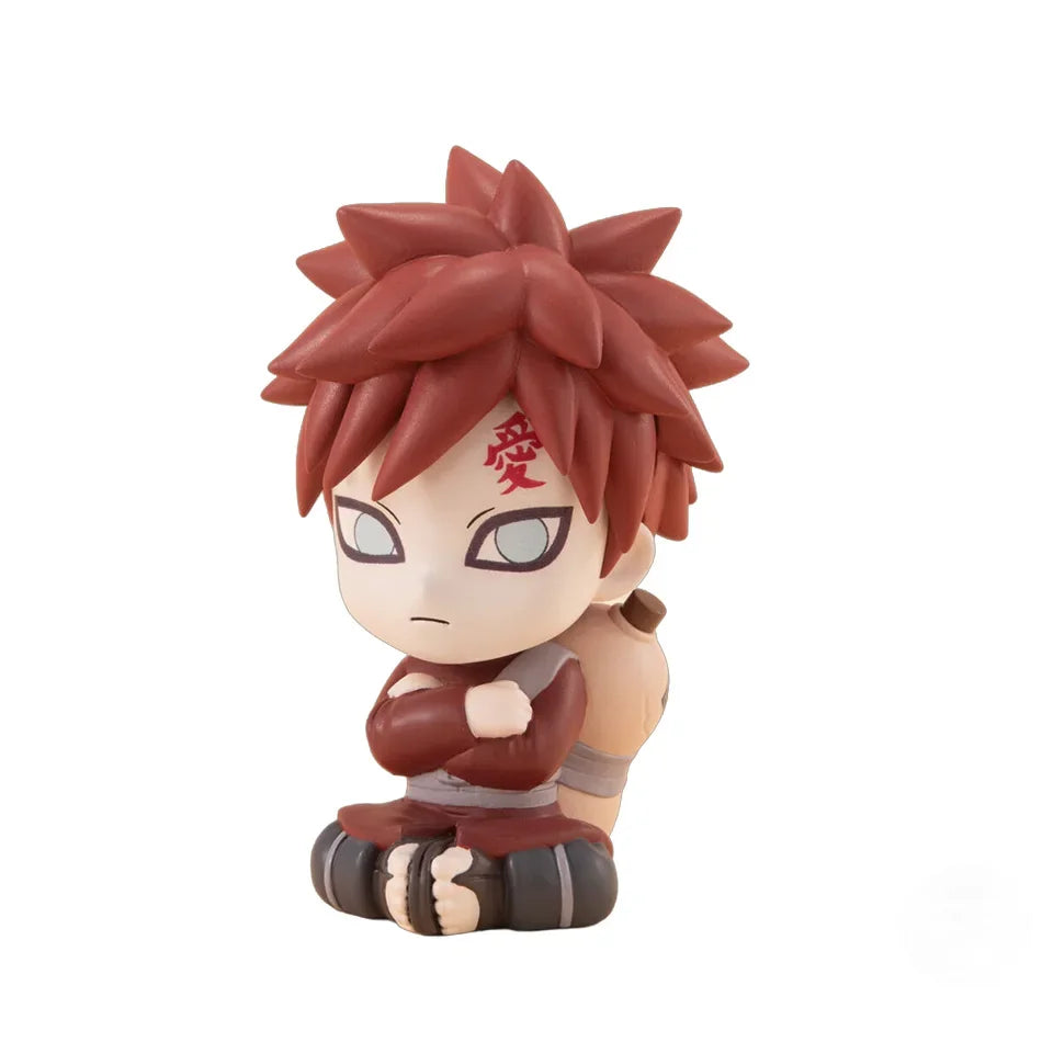 Naruto Kit 8 Figuras Versão Q PVC — Kakashi, Sasuke, Itachi, Gaara e mais