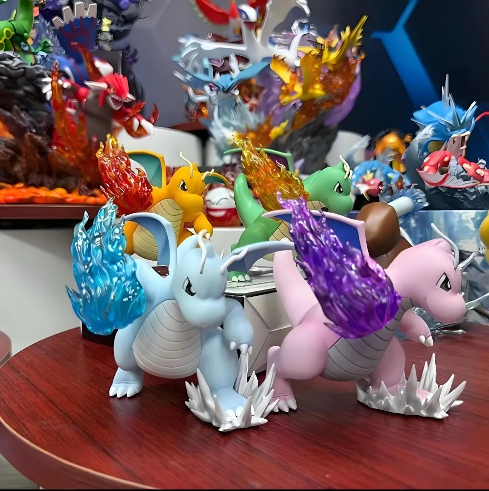 Dragonite Fire Punch — Pokémon Figura Colecionável PVC 10cm