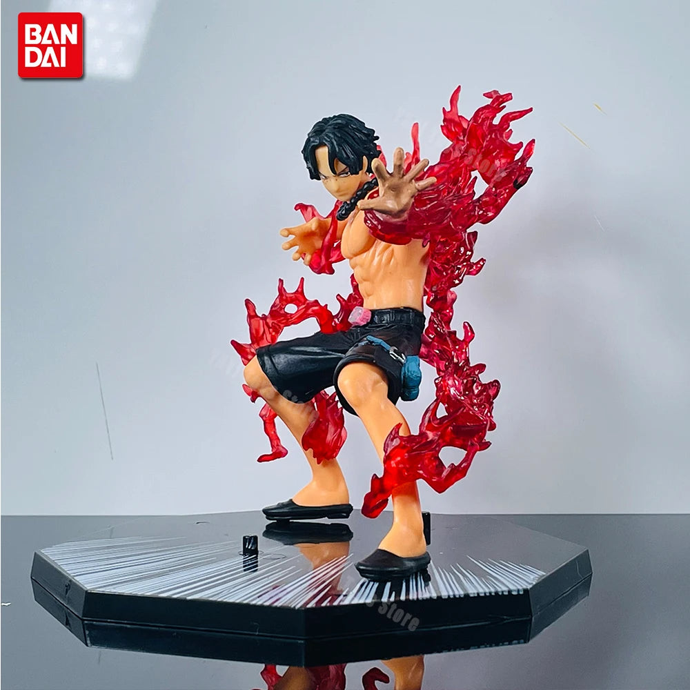 One Piece Figuras de Batalha PVC — Luffy, Zoro, Ace e Sanji