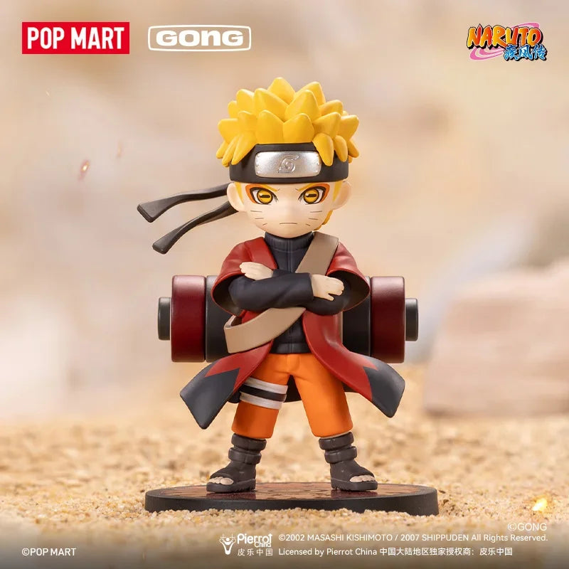 Naruto Shippuden Akatsuki Blind Box POP MART x GONG — 12 Personagens | 8cm PVC