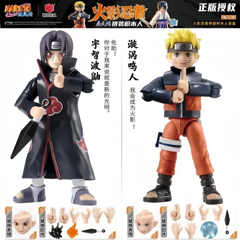 Blocos de Montar Naruto — Uzumaki Naruto Shippuden Figura DIY Colecionável