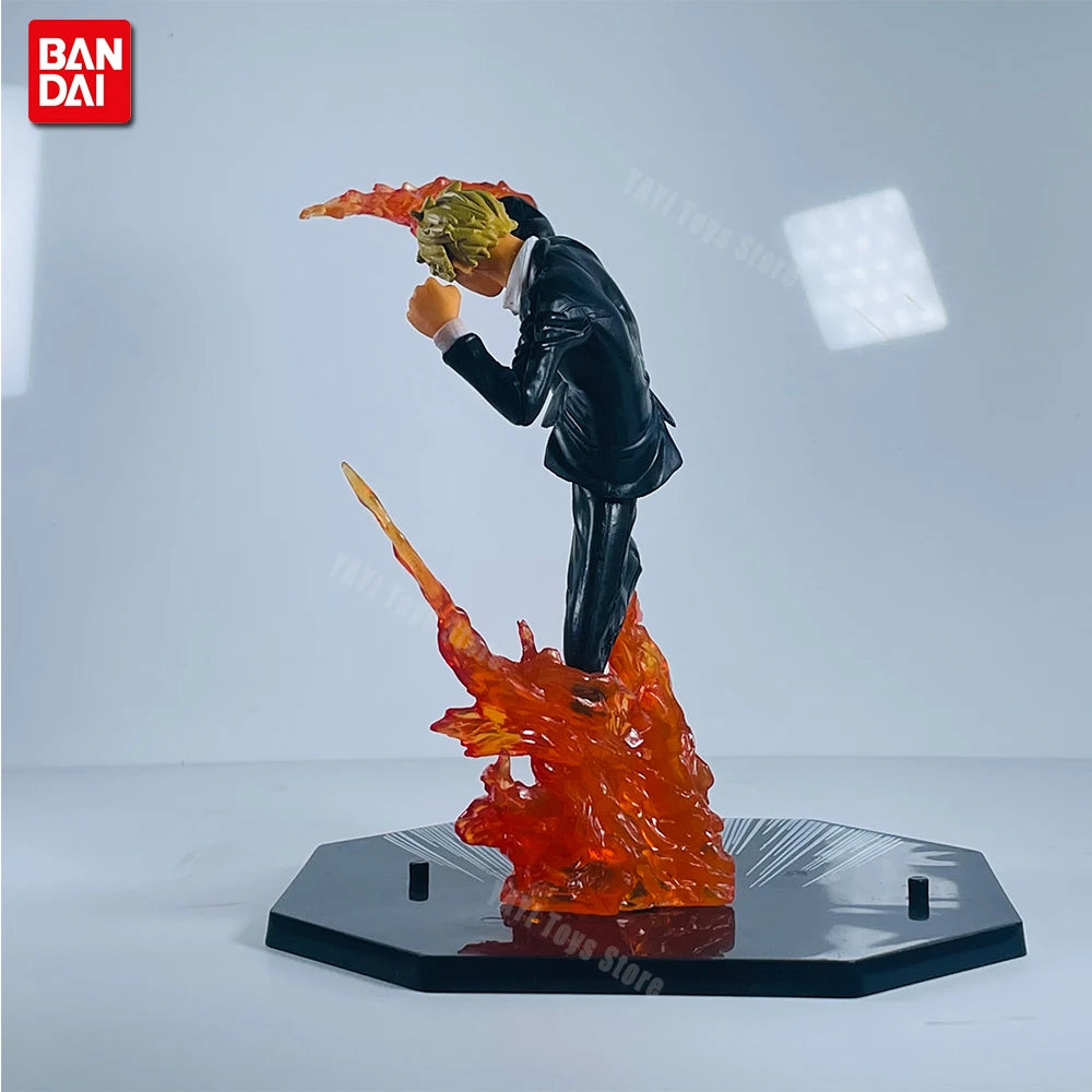 One Piece Figuras de Batalha PVC — Luffy, Zoro, Ace e Sanji