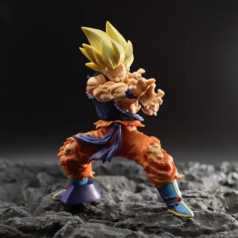 Son Goku Kamehameha — Dragon Ball Z Figura Colecionável PVC 16cm Bandai